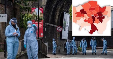 London crime: Map shows number of murders in every borough across last ...