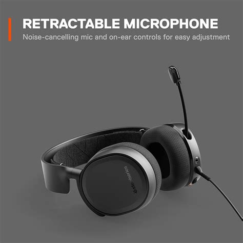 Steelseries Arctis 3 Wired Gaming Headset Black Progear Cambodia