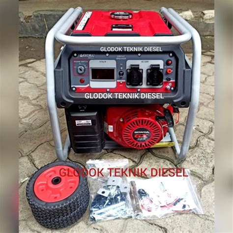 Jual GENSET BENSIN HONDA 2500 WATT GENERATOR LISTRIK HONDA ORIGINAL Di