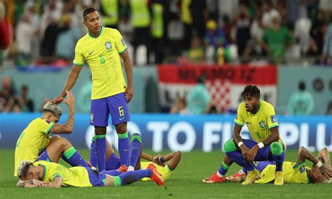 Brasil Quedó Eliminado El Llanto De Los Jugadores Tras Quedar Fuera Del Mundial De Qatar 2022