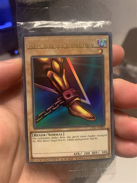 Yugioh Left Leg Of The Forbidden One Lart En Ultra Rare Sealed