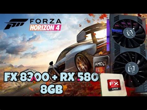 FORZA HORIZON 4 Rodando No Ultra Em Meu Pc Fraco FX 8300 RX 580 8GB