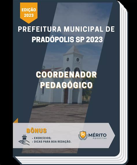 Apostila Coordenador Pedagógico Prefeitura de Pradópolis SP 2023