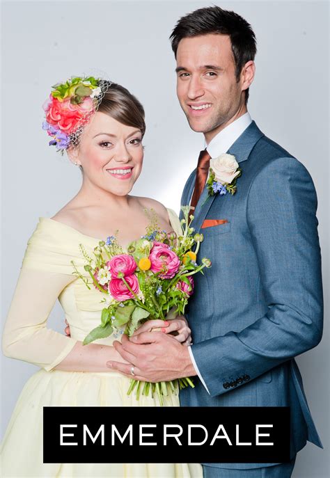 ITV Emmerdale's 'Genni' wearing a couture Anita Massarella wedding gown ...