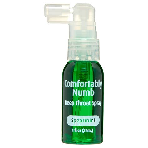 Comfortably Numb Deep Throat Spearmint Spray 1oz Bath And Beauty Fast Delivery By App Or Online