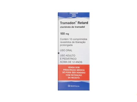 Bula Do Tramal Retard 100mg C 10 Comprimidos Cliniguia