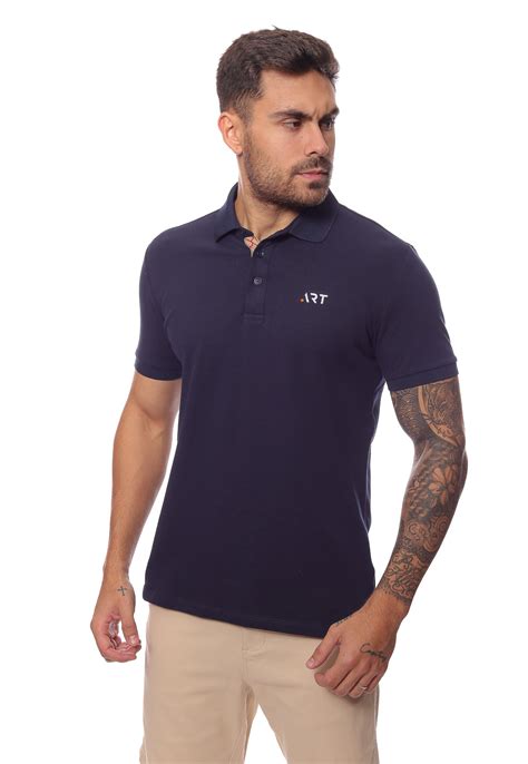 Camisa Gola Polo Masculina Manga Curta Crocker