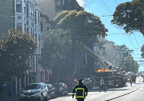 Fire Breaks Out At Building In The SF S Lower Haight