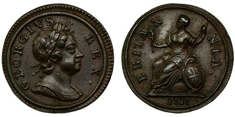 George I Farthing 1717 House Of Hanover Asprey Coins
