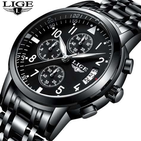 Reloj Deportivo Militar De Lujo De Marca LIGE Para Hombre Reloj De