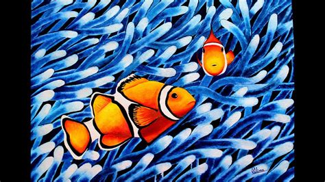 Sea Life Watercolor at PaintingValley.com | Explore collection of Sea ...