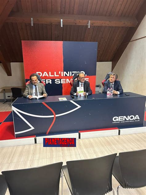 Presentato Il Secondo Volume Della Storia Del Genoa Presente Il