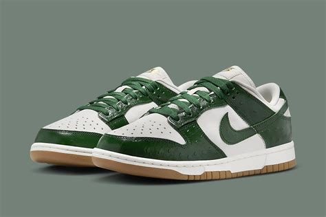 Nike Dunk Low Lx Wmns Green Ostrich Fj Nice Kicks