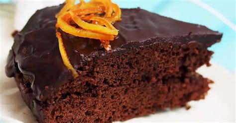 Bolo De Chocolate Casca De Laranja Cristalizada Uma Combina O