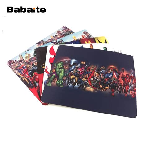 Babaite250x290x2mm Marvel Comics Superheroes Collage Customized Mouse