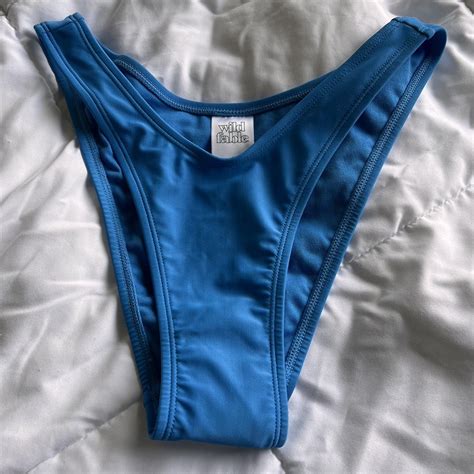 WILD FABLE LIGHT BLUE BIKINI BOTTOMS No Flaws Depop