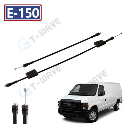 Right Side Hinged Door Latch Release Cable For 1992 2014 Ford E150 E250 E350 Van Ebay