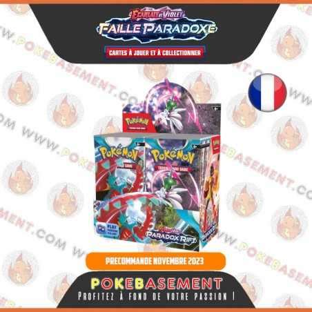 1X Display Pokémon Écarlate Violet EV4 Faille Paradoxe Novembre 2023