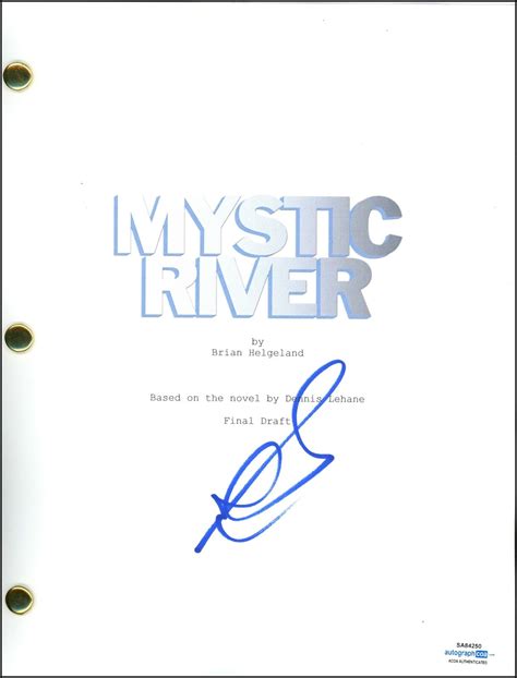 Sean Penn "Mystic River" AUTOGRAPH Signed Full Complete Script ...