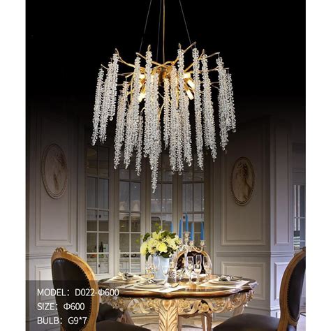 Jual Lampu Gantung Crystal Akar Island Luxury Chandelier Flower Tree