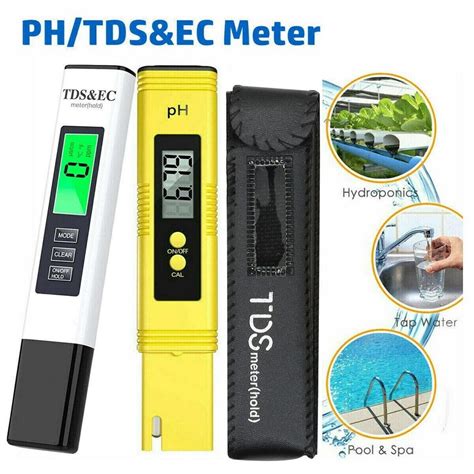 Lindbes 4 In 1 Tds Ph Meter Ec Temperature Meter Ppm Meters Tds Water