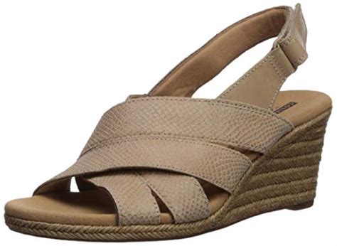 Clarks Womens Krissy Open Toe Casual Espadrille Sandals Tan Size 11 0 For Sale Online Ebay