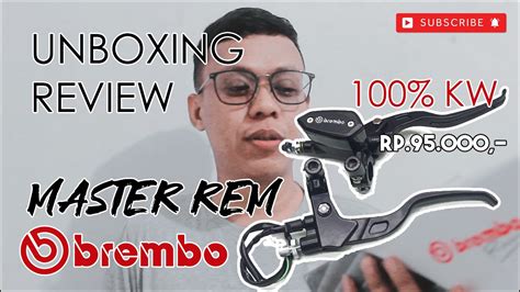 Unboxing Dan Review Master Rem Brembo Murah YouTube