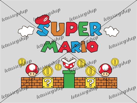 Super Mario Svg Mario Svg Mario Kart Svg Super Mario Png Etsy Uk