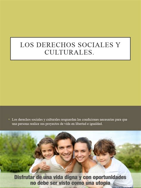 Los Derechos Sociales Y Culturales Pdf Derechos Humanos Agua