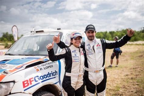 Cristina Gutiérrez la primera piloto española que termina el Dakar en