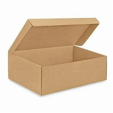 Single Wall Ply Corrugated Shoes Packaging Box At Rs Piece In New