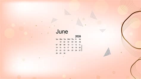 June 2026 Desktop Wallpaper Calendar - CalendarLabs