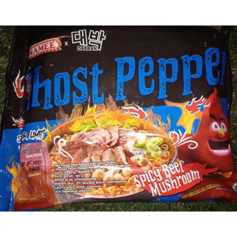 Jual Mamee Ghost Pepper Spicy Beef Mushroom Kuah Shopee Indonesia