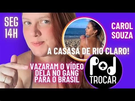 Carol A Casada De Rio Claro Que Ficou Caras O V Deo Do Casal De