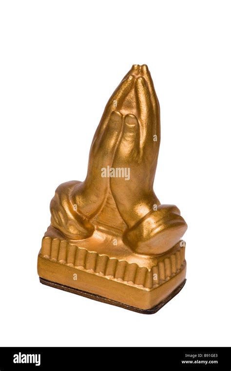 Praying Hands Sculpture Stock Photo Alamy