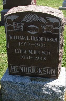 William Lawson Hendrickson Memorial Find A Grave