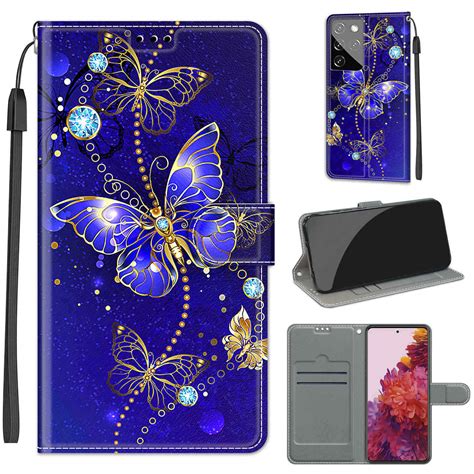 For Samsung Galaxy S Ultra S Plus S Pattern Leather Wallet Phone