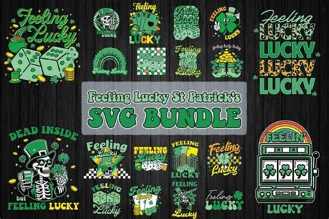 Feeling Lucky St Patricks Svg Bundle Bundle · Creative Fabrica