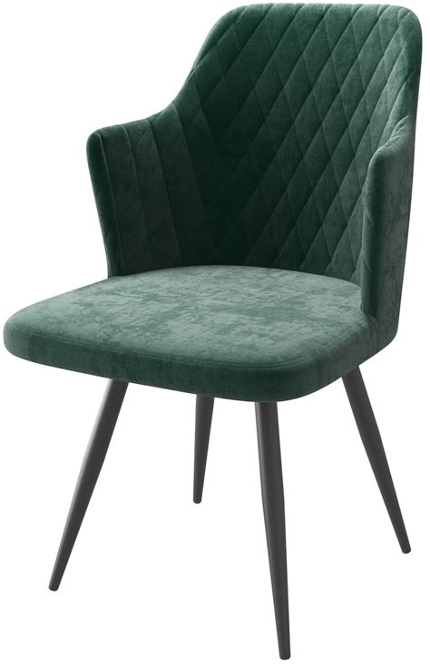 Стул поворотный для кухни FREDDY-R велюр Green Lux B10 / черный в Санкт ...