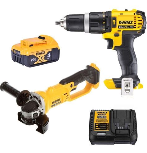 Kit Furadeira Parafusadeira Esmerilhadeira Dck M Dewalt Mercado