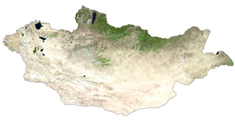 Mongolia Map and Satellite Image - GIS Geography