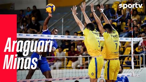 ARAGUARI 1 X 3 MINAS MELHORES MOMENTOS SUPERLIGA MASCULINA DE VÔLEI