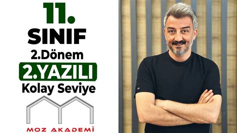 11 SINIF 2 DÖNEM 2 YAZILI SINAVI KOLAY SEVİYE Pdf açıklamada YouTube