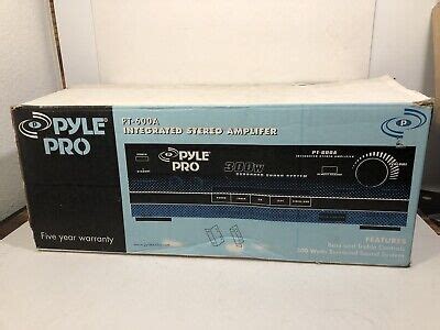 New Pyle Pro Model Pt A Integrated Stereo Amplifier W Powerful