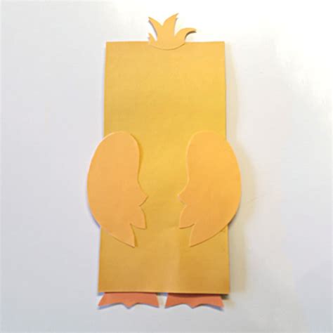 Duck Paper Bag Puppet Full Color Downloadable Pdf Etsy