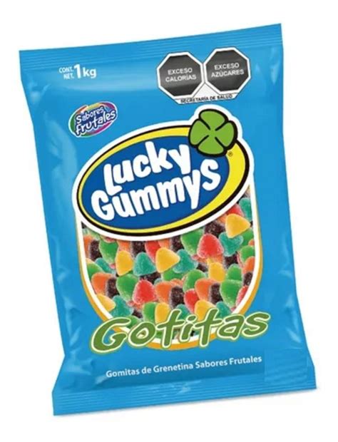 Lucky Gummys Gomitas Gotitas 1 Kg DulcerÍa Tobi