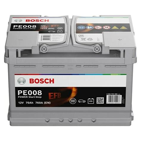 Bosch Autobatterie Efb Ah A Typ Autobatterie Efb V Ah