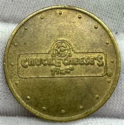 Chuck E Cheese Token Brass Chuck E Cheese S Pizza Variety Cec