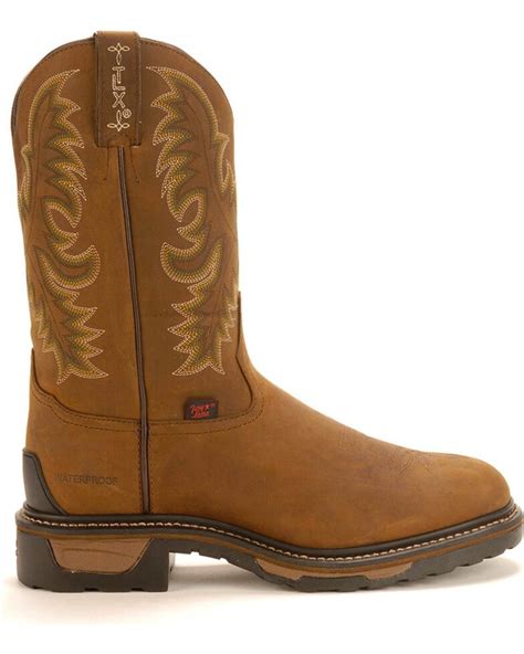 Tony Lama Mens Tlx Steel Toe Waterproof Western Work Boots Boot Barn