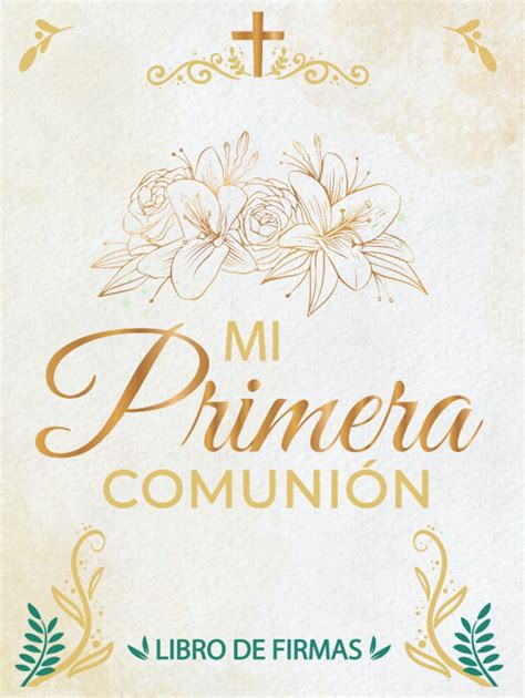 Buy Mi Primera Comuni N Libro De Invitados Para Comuni N Ni O O Ni A